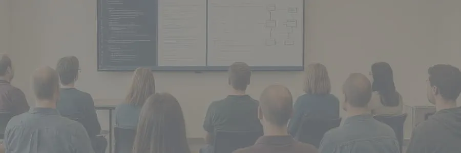 Adult classroom with seated participants